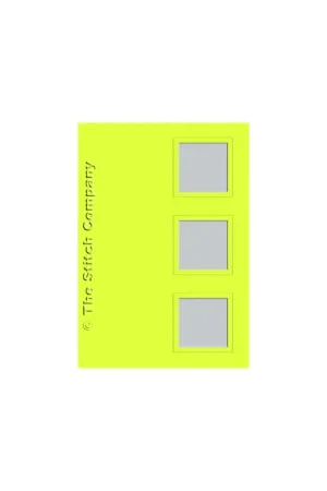 Gratis Retour 3 Passe-partout kaarten met Envelop Lime - The Stitch Company