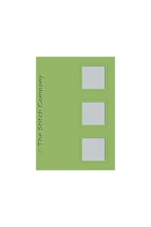 3 Passe-partout kaarten met Envelop Olive Green - The Stitch Company Weekendaanbieding