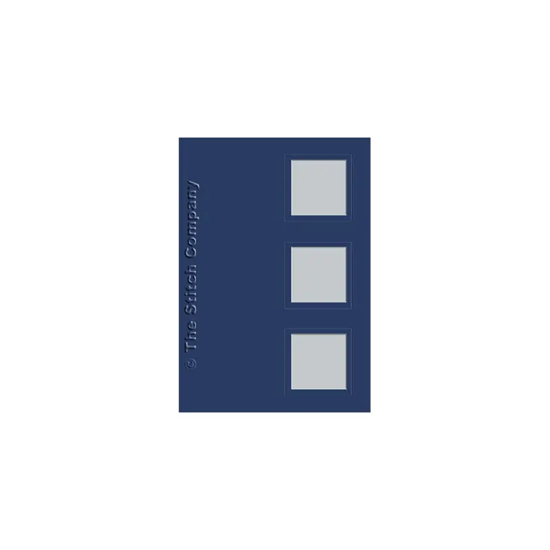 Koop Vandaag 3 Passe-partout kaarten met Envelop Dark Blue - The Stitch Company