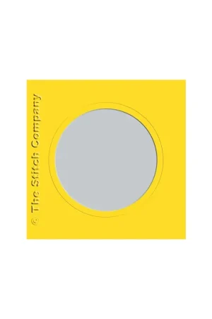 Beste Prijs 3 Passe-partout kaarten met Envelop Sunflower Yellow - The Stitch Company