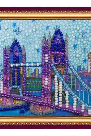 Kralen borduurpakket London - Abris Art Populair