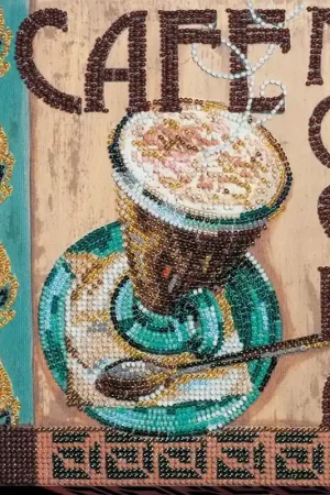 Gecertificeerd Kralen borduurpakket Mocha - Abris Art