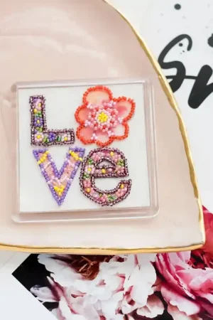 Gecertificeerd Kralen borduurpakket Declaration of Love - Abris Art