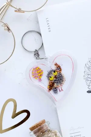 Kralen borduurpakket Smile - Abris Art Superprijs