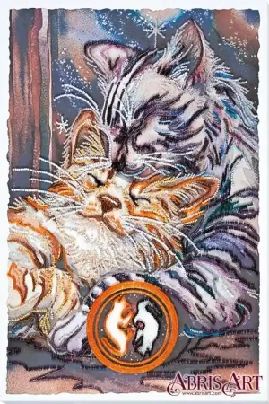 Koop Vandaag Kralen borduurpakket Purring - Abris Art