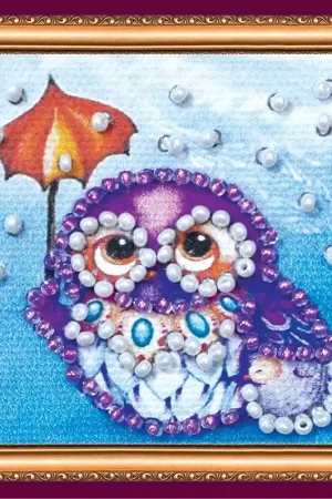 Kralen borduurpakket Owl - 3 - Abris Art Alleen Vandaag