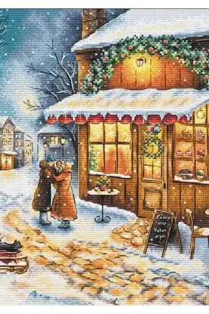 Andriana Waiting for the holiday ANO-35 borduren (pakket) Laatste Versie