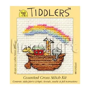 Mouseloft Tiddlers Noah's Ark 003-J02 borduren (pakket) Snelle Levering