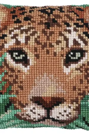 Needleart World Leopard watch Kruissteekkussen pakket Lage Prijs