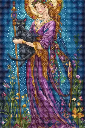 Leti Stitch Goddess of the Moon Borduurpatroon L540 Veilige Betaling