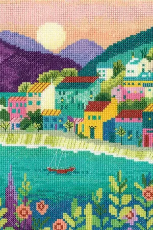 Heritage Crafts The Peaceful Harbour borduren (pakket) 1739a Finale Uitverkoop