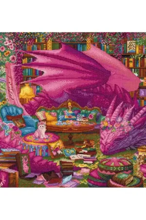 Leti Stitch The Reading Realm L9970 borduren (pakket) Direct Beschikbaar