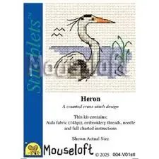 Actieprijs Mouseloft Heron 004-v01 borduren (pakket)