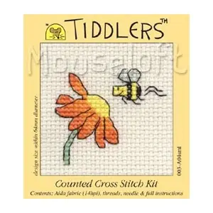 Mouseloft Tiddlers Visting Bee 003-A04 borduren (pakket) Dagaanbieding