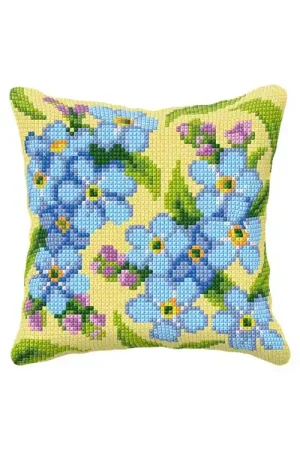 Orchidea Forget-me-nots Kruissteekkussen pakket 99103 Bestseller