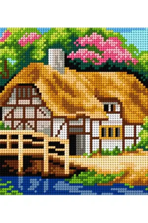 Orchidea Country Cottage M2497 voorbedrukt Needlepoint borduren Bestseller