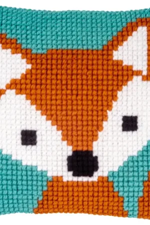 Vervaco Vosje Kruissteekkussen pakket PN-0157507 Korting