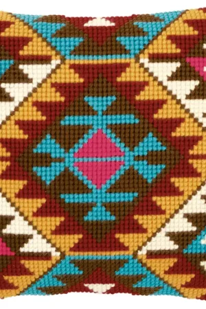 Koop Vandaag Vervaco Etnische print Kruissteekkussen pakket