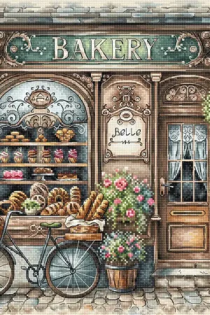 Aanbieding AVA Stitch The Old Bakery P100 borduren (pakket)