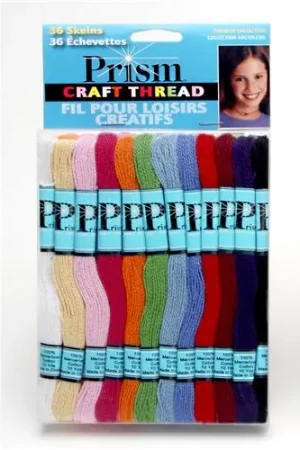 DMC Prism Craft vriendschapsbandjes garenset, 36 strengen Beperkte Voorraad