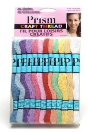 Gratis Verzending DMC Prism Craft vriendschapsbandjes garenset, 36 strengen