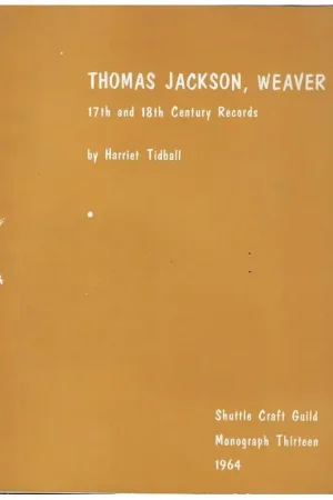 Superprijs Boek: Thomas Jackson, weaver