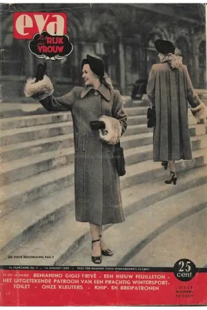 Tijdschrift: Eva rijk der vrouw jan.1950 Koop Vandaag