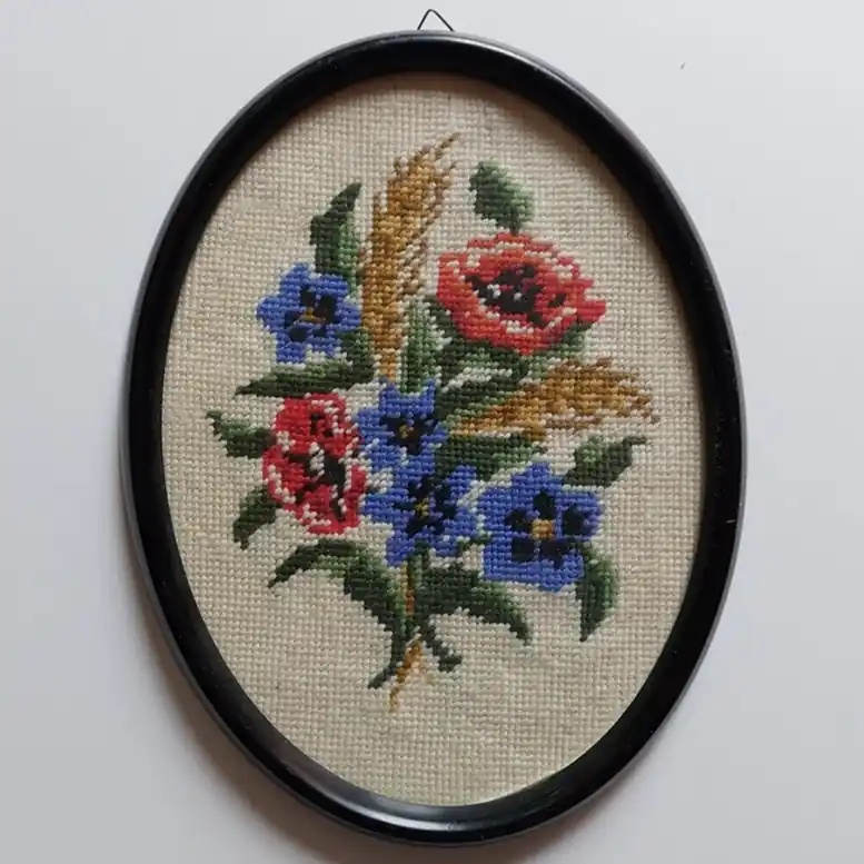 Actieprijs Bloemenschilderijtje korenbloem