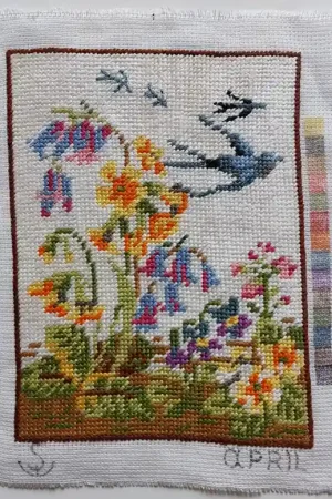 Voordeelprijs Borduurwerkje april