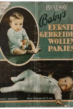Tijdschrift: Baby’s eerste gebreide wollen-pakjes Uitverkoop