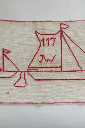 Oud borduurlapje Lage Kosten