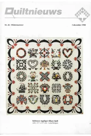 Beperkte Voorraad Tijdschrift: Quiltnieuws december 1990