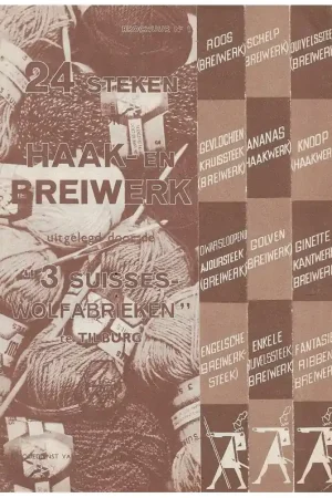 Tijdelijk Beschikbaar Boekje: 24 steken Haak- en Breiwerk