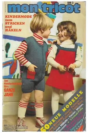 Tijdschrift: Mon tricot breien en haken kindermode Voordeelprijs