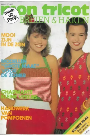 Tijdschrift: Mon tricot breien haken Laatste Versie