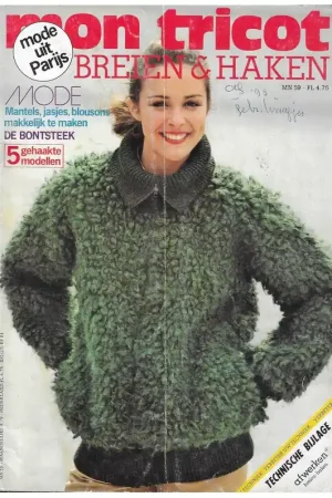 Tijdschrift: Mon tricot breien haken Op = Op