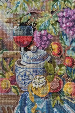 Koopje Borduurwerk Fuit stilleven