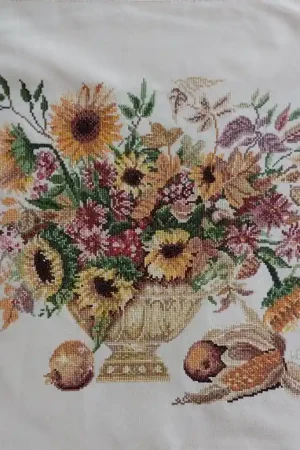Betrouwbaar Borduurwerk Zonnebloemen boeket
