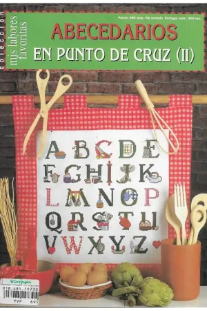 Tidschrift: Abecedarios en punto de cruz Tijdelijk Beschikbaar