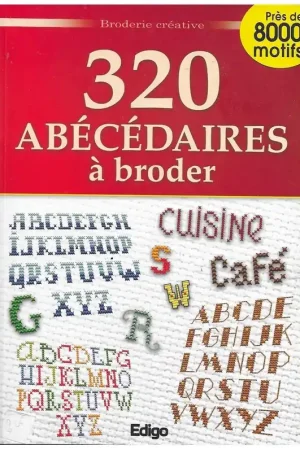 Boek: 320 abécédaires a broder Lage Kosten