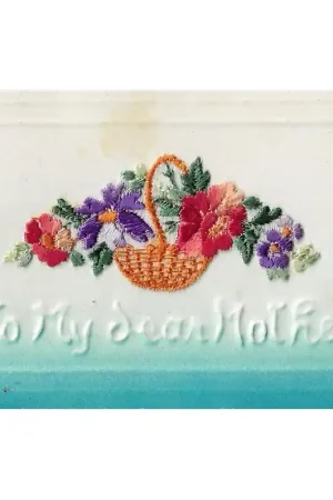 Betrouwbaar Zijdegeborduurde kaart kleurverloop