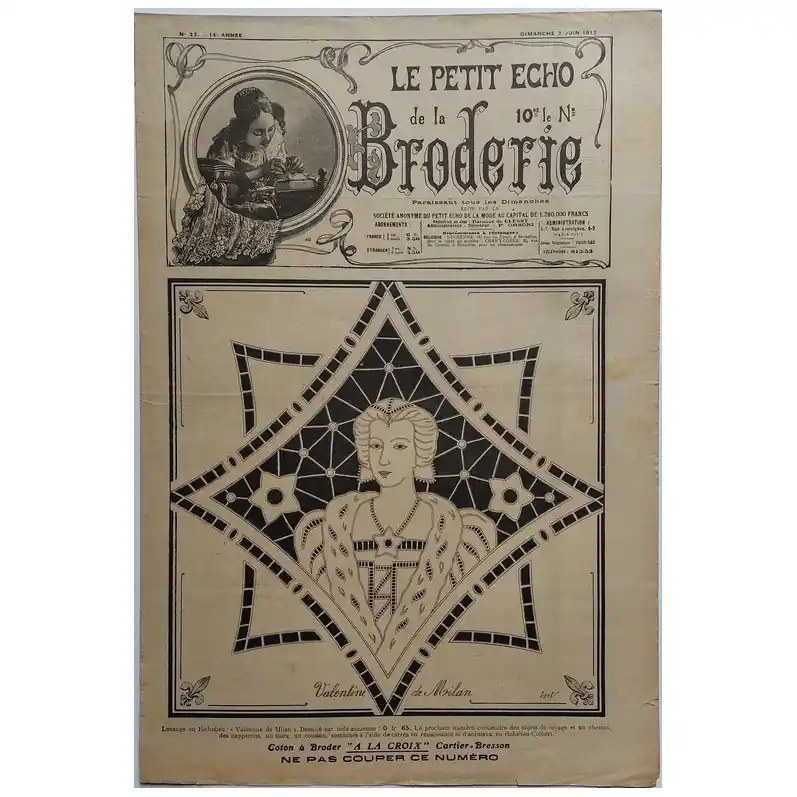 Tijdschrift: Le Petit Echo de la Broderie Koop Vandaag