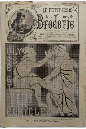 Tijdschrift: Le Petit Echo de la Broderie Speciale Aanbieding