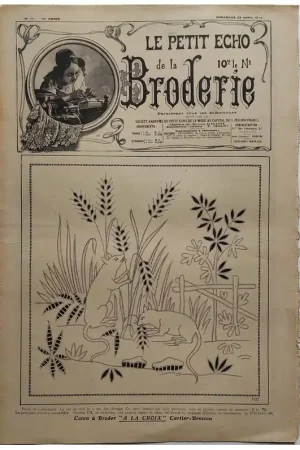Tijdschrift: Le Petit Echo de la Broderie Weekendaanbieding