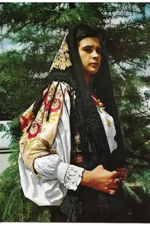 Express Levering Textielkaart vrouw Sardo