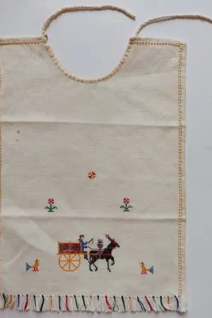 Slabbetje paard en wagen Beperkt Aanbod