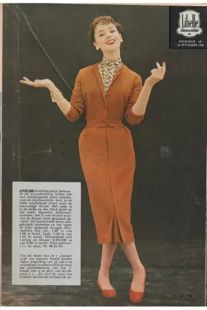 Beperkt Aanbod Tijdschrift: Libelle mode november 1955