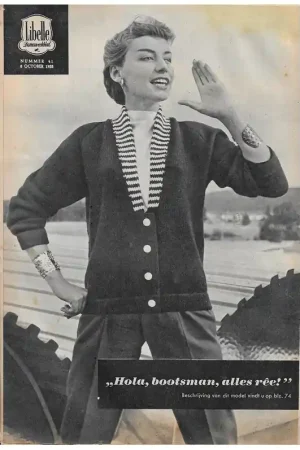 Tijdschrift: Libelle oktober mode 1955 Aanbieding