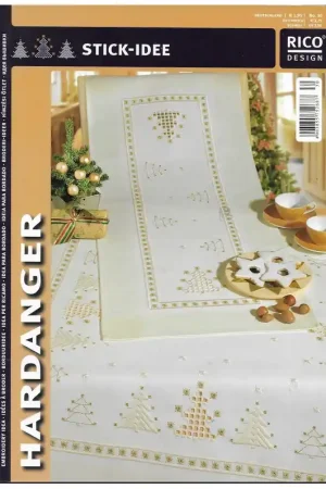 Bestel Nu Patroon: Hardanger Stick-Idee nr. 30 (kerst)