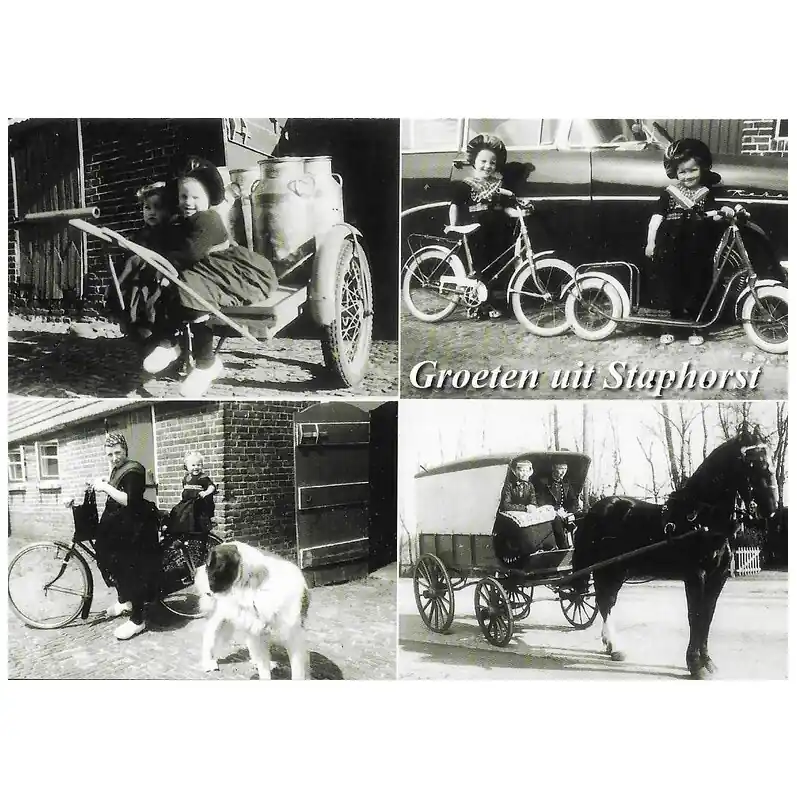 Goedkoop Textielkaart: Groeten uit Staphorst